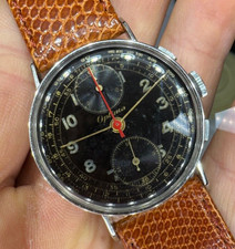 Optima Cronographe Venus 170 Original Dial Gilt Radium Swiss Made Work