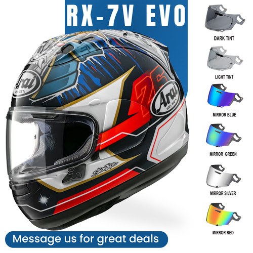 Shogun arai evo pedrosa - shogun, rx-7v