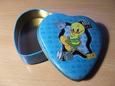 LOONEY TUNES -TITTI - SCATOLA METALLICA A CUORE - ORIGINALE - NUOVO