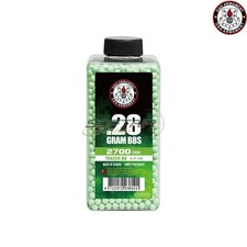 Bottiglia pallini traccianti 0.28gr 2700bb green g&g (gg-07268)