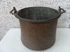 ANTICO PAIOLO SECCHIO CONTENITORE IN RAME - PRIMI '900