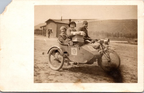 Cartolina foto reale moto