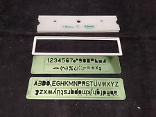 Normografo TECNOSTYL serie C diritto n°10