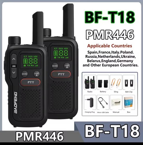 Radio t18 baofeng pmr446 - baofeng,