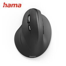 Hama EMW500L Mouse Ergonomico Verticale Senza Fili - Nero - Sinistro