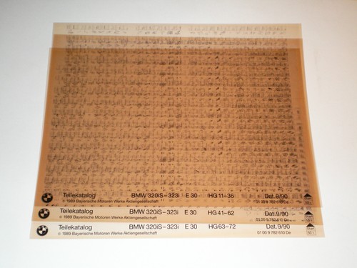 Microfiche catalogo ricambi - microfiche,
