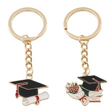  2 Pcs Anelli Chiavi Ornamento