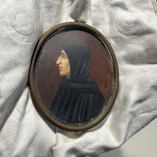 Antico ritratto miniatura