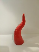 Corno rosso portafortuna da tavolo
