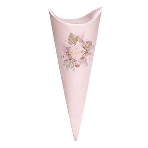 Cono portaconfetti rosa - cono,