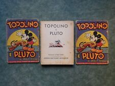 Topolino e pluto Walt disney Mondadori ed. 1938