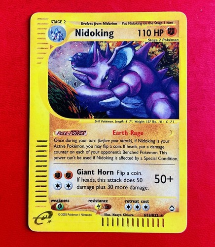 Lotto carte pokemon nidoking - carte,