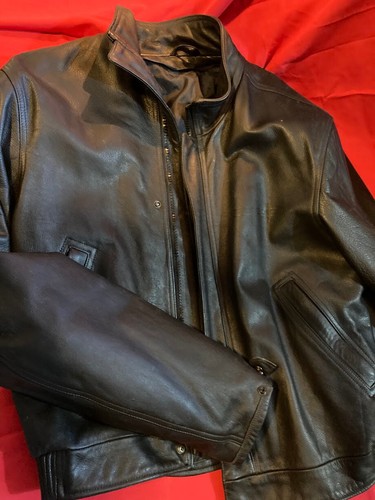 Giubbotto moto pelle axo - in,