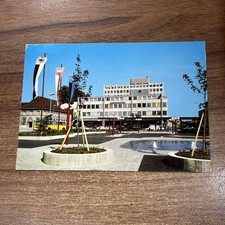 CARTOLINA COLORI VINTAGE COLLEZIONE AARAU BAHNOFPLATZ ST GALLEN 