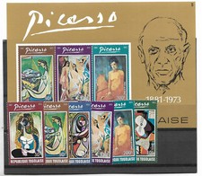 PICASSO QUADRI TOGO set completo MNH