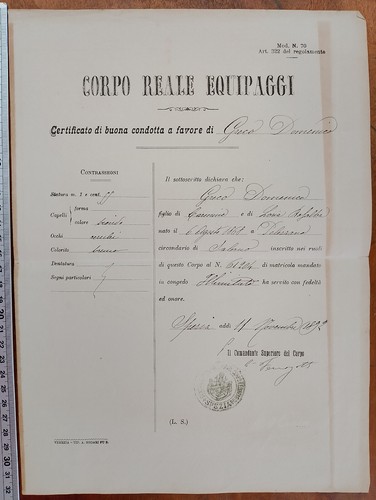 Certificato buona condotta - certificato,