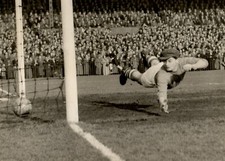 Foto originale Willie Duff Charlton portiere Fulham-Charlton 8 marzo 1958