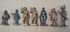 LOTTO DI 7 SOLDATINI METALLO SORPRESINE KINDER