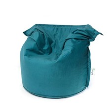 Milano Amore Pouf Sacco - Morbido e Confortevole, Moderno, Colore Turchese