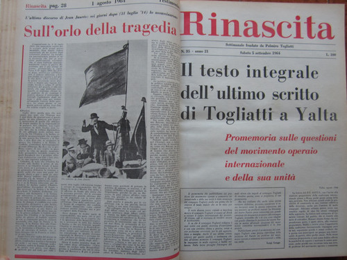 Rinascita settimanale diretto - rinascita,,