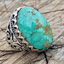 anello uomo vintage argento