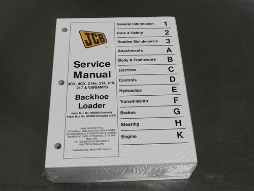 Jcb 3cx 4cx 214e 214 - 4cx,, 214,