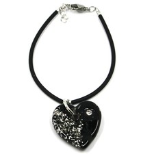 BRACCIALE GOMMA E ACCIAIO