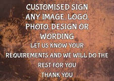 Insegna da parete in metallo