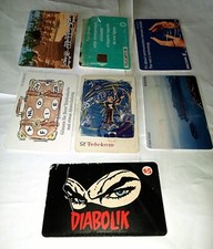 Lotto 7 Schede Telefoniche Vintage Diabolik