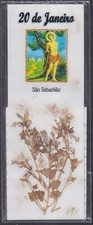 Holy card de San Sebastian con