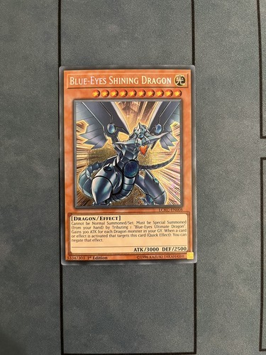 Blue eyes shining dragon - blue-eyes,