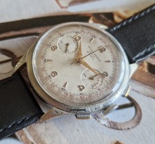 RECORD WATCH GENEVE® CRONOGRAFO OVERSIZE VENUS 175 VINTAGE ANNO '52 REVISIONATO