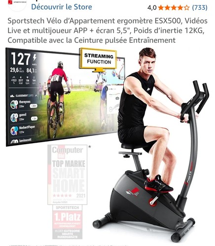 Cyclette camera sportstech - da,