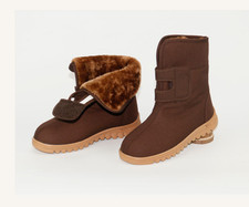 Stivali invernali unisex Monk Shaolin Kung fu arti marziali tai chi scarpe foderate in pile