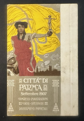 Cartolina parma 1907 - cartolina, originale