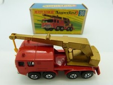 Matchbox Lesney Superfast 30 gru a 8 ruote in scatola