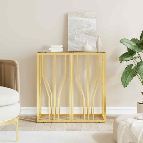Vidaxl tavolino consolle - tavolino, oro