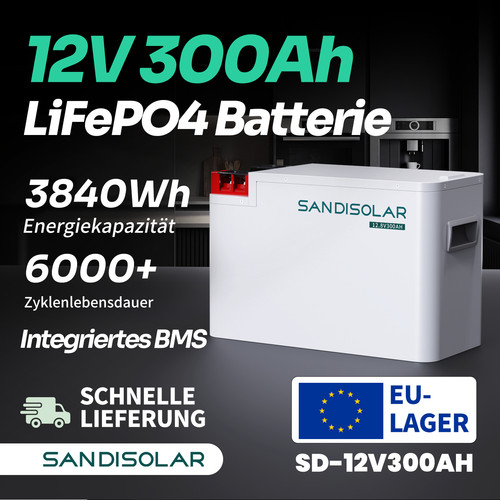 Batteria litio 3840wh - 3840wh, 12v
