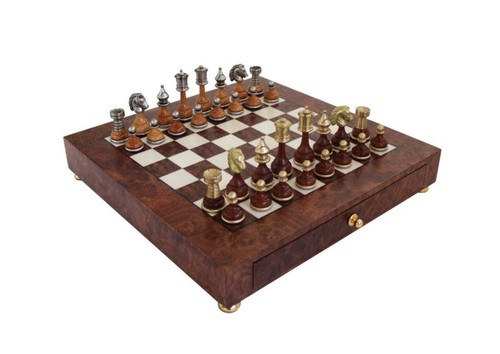 Italfama scacchiera ottone - in,