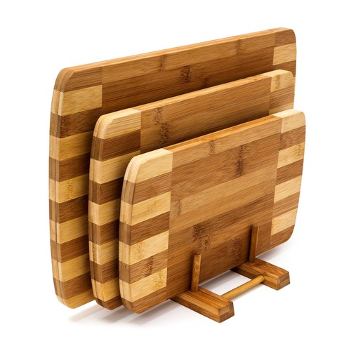 Set tagliere bambù - tagliere,