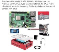 Raspberry Pi 4 Model B 8GB RAM Kit Completo – Usato in Ottime Condizioni
