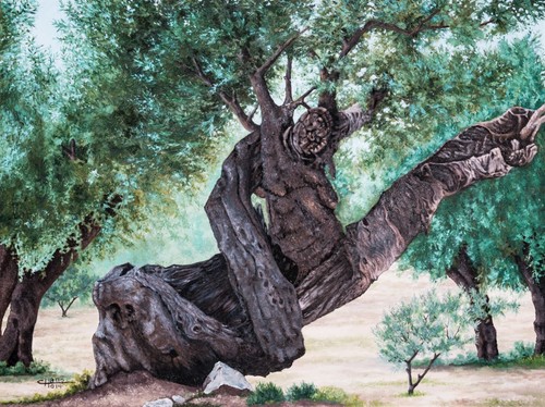 Quadro dipinto olio tela - quadro,