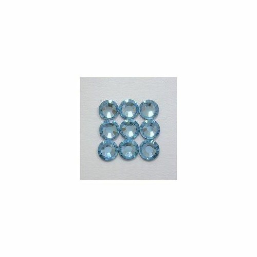 Strass termoadesivi aquamarine - strass,