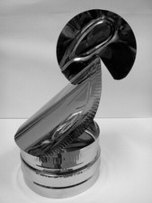 "Comignolo girevole fumaiolo Gallo  ACCIAIO INOX per canna fumaria varie misure"