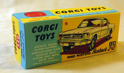 Corgi toys boite - copie, vide