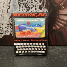 NUOVISSIMO Timex TS1000/Sinclair ZX81 gioco software per computer SHARK'S TREASURE 16K