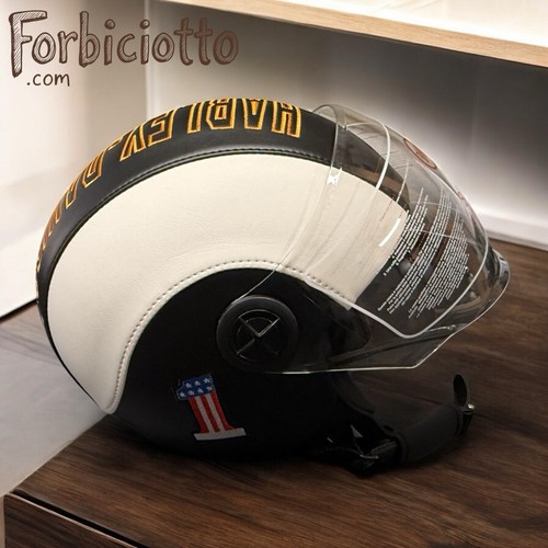 Casco vintage pelle - casco,