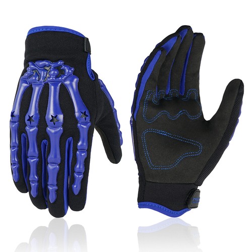 Guanti scheletro moto full - guanti,
