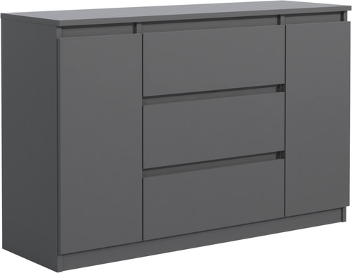 Cassettiera antracite con - cassettiera, 3