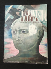 LA RIVISTA ILLUSTRATA DEL POPOLO D'ITALIA MAGGIO 1935 PINO PONTI FUTURISMO FASCI